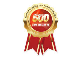 Fastest Growing Law Firms in the U.S. Law Firm 500 2019 Honoree
