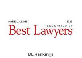 Katie L. Lewis Recognized by Best Lawyers 2025 BL Rankings