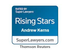 Rated by Super Lawyers Rising Stars Andrew Kerns SuperLawyers.com Thomson Reuters