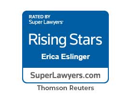 Rated by Super Lawyers Rising Stars Erica Eslinger SuperLawyers.com Thomson Reuters